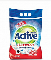 ACTIVE Стиральный порошок автомат Poly Wash , 1.5 кг (511701037) Стиральный порошок автомат