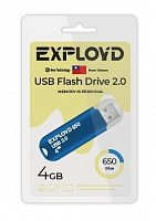 EXPLOYD EX-4GB-650-Blue USB флэш-накопитель