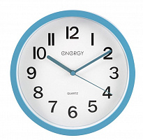 ENERGY ЕС-139 синие Часы настенные