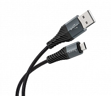 HOCO (6931474710543) X38 USB (m)-microUSB (m) 1.0м - черный Дата-кабель microUSB
