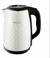 KELLI KL-1803 Кофейный-Бело-Черный Чайник электрический