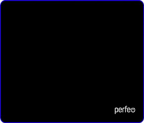PERFEO (PF_D0716) "Black" "Синий" Коврик для компьютерной мыши