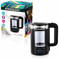 ERGOLUX ELX-KG08-C02 черный Чайник электрический