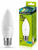 ERGOLUX (13622) LED-C35-11W-E27-4K Лампочка светодиодная