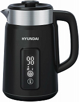 HYUNDAI Чайник электрический HYK-S3505 1.5л. 2200Вт черный (корпус: металл)