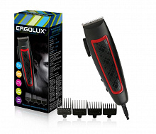 ERGOLUX ELX-HC04-C43 черный с красным Машинка для стрижки