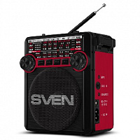 SVEN SRP-355, красный Радиоприёмник