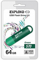 EXPLOYD 64GB 570 зеленый [EX-64GB-570-Green] USB флэш-накопитель