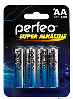 PERFEO LR6-4BL SUPER ALKALINE (120) Элементы питания
