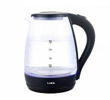 LIRA LR 0105 стекло/черный (00-00010818) Чайник электрическикй