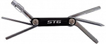 STG Ключи шестигранные YC-261BK 7 шт в наборе Х90133 128636 Аксессуары для велосипедов