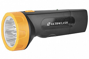 ULTRAFLASH (11241) LED3827 Аккумуляторный фонарь черный/желтый Светодиодный фонарь