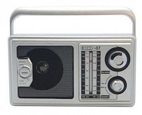 ЭФИР 07 FM 64-108МГц, бат. 2*R20, 220V Радиоприемник