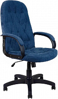 ЯРКРЕСЛА Кресло Кр61 ТГ ПЛАСТ SR76 (ткань синяя) КомпьютерноеОфисное кресло