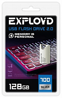 EXPLOYD EX-128GB-700-Silver 2.0 USB-флэш