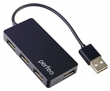 PERFEO (PF_C3217) USB-HUB 4 Port, (PF-VI-H023 Black) чёрный USB-концентратор