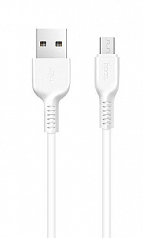 HOCO (6957531068891) X20 USB (m)-microUSB (m) 2.0м - белый USB кабель