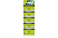 ERGOLUX (14321) AG10 BL-10 (AG10-BP10, LR54 /LR1130 /189 /389 батарейка для часов) Элементы питания