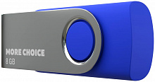 MORE CHOICE (4610196407529) MF8-4 USB 8Gb 2.0 Blue флэш-накопитель