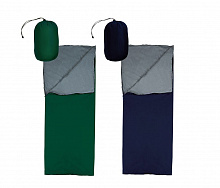 ECOS Спальный мешок-одеяло СМ001 (зелёный/серый+синий/серый) 102086 Спальный мешок