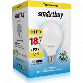 SMARTBUY (SBL-G95-18-30K-E27) 18W/3000/E27 Лампа светодиодная