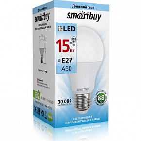 SMARTBUY (SBL-A60-15-40K-E27) 15W/4000/E27 Светодиодная лампа
