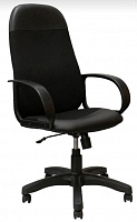 ЯрКресло Кресло Кр33 ТГ ПЛАСТ С11(ткань черная)/ЭКО1(экокожа черная) Кресло компьютерное