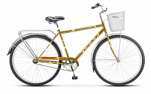 STELS Navigator-300 C Gent 28" Z010*LU085341*LU091395 *20" Светло-коричневый +корзина Велосипед