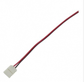 ECOLA SC28C1ESB ECOLA LED strip connector соед. кабель с одним 2-х конт. зажимным разъемом 8mm 15 см. уп. 3 шт. Ширина ленты/сечение 8 мм Длина 15 см 