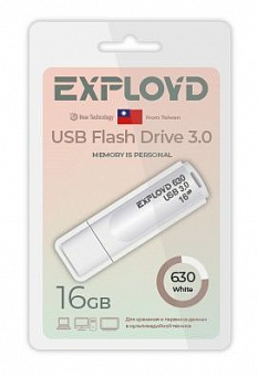 EXPLOYD EX-16GB-630-White USB 3.0 USB флэш-накопитель