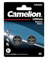 CAMELION (15245) CR2025 BL-2 (CR2025-BP2) литиевая Бабатейка