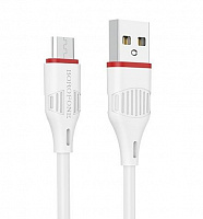 BOROFONE (6957531099406) BX17 USB-microUSB 2A 1.0m - белый Кабель microUSB
