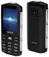 MAXVI P101 Black Телефон мобильный