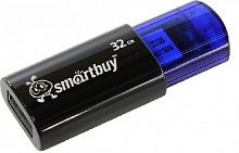 SMARTBUY (SB32GBCl-B) 32GB CLICK BLACK/BLUE USB флеш