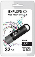 EXPLOYD 32GB 570 черный [EX-32GB-570-Black] USB флэш-накопитель