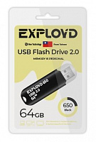 EXPLOYD EX-64GB-650-Black USB флэш-накопитель