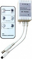 ECOLA CDM04CESB LED strip Dimmer 4A 48W 12V (96W 24V) с инфракрасным пультом управления с автоматическими режимами белый Диммер для светодиодной ленты