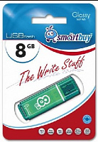 SMARTBUY (SB8GBGS-G) 8GB GLOSSY SERIES GREEN USB флеш
