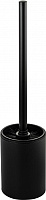 САНАКС 30701 Ерш для унитаза, напольный, круглый, без крышки, из нержавеющей стали, цвет ЧЕРНЫЙ Ёрш для унитаза
