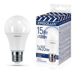 ERGOLUX (14784) LED-A60-15W-E27-6K Лампа светодиодная