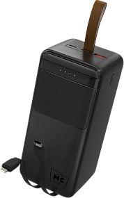 MORE CHOICE (4620202552853) PB59-50 50000mAh 1USB+1Type-C+1micro-USB 3.0A, черный Powe Bank