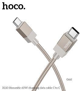 HOCO (6942007646833) X110aa ,для Type-C, 1 м, Gold Кабель