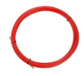 REXANT (47-1005) протяжка кабельная (мини УЗК в бухте), стеклопруток, d=3,5мм, 5м красная