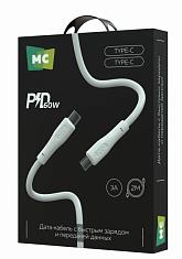 MORE CHOICE (4620202553058) K60aa 2м USB 3.0A PD 60W для Type-C Type-C 2м , белый Кабель