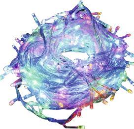 ECOLA N4RM05ELC 220V IP44 Бахрома 5x0.5м 135Led RGBW разноцветный Светодиодная гирлянда