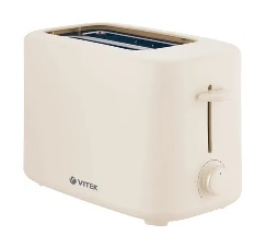Тостер VITEK VT-1588MC беж 800Вт механика