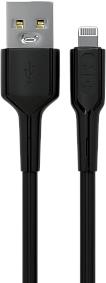 MORE CHOICE (4620202552990) K63i USB 2.4A для Lightning , черный Кабель