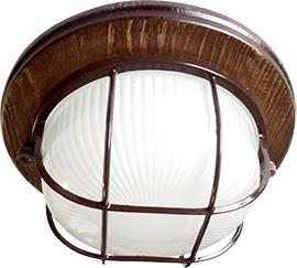 ECOLA TP53R5ECA GX53 LED НБО-03-60-022 1*GX53 орех Светильник накладной влагозащищенный