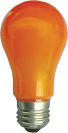 ECOLA K7CY80ELY classic LED color 8W/A55/E27 360° (композит) 108x55 оранжевый