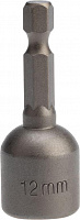 KRANZ (KR-92-0403) Ключ-насадка 12х48 мм, 1/4 магнитная (упак. 20 шт.)